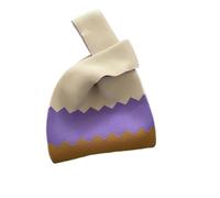 Generico Borsa Da Polso Con Nodo Borse fatte a mano in maglia Borsa da polso versatile donna piccola casual for la spesa riutilizzabile di grande capacità for ragazze(Color-7)