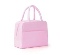 Generico Borsa da pranzo portatile in tessuto da 1pc, borsa da picnic portatile, for spostamenti quotidiani, cibo for pranzi in ufficio all'aperto(Pink)