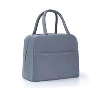 Generico Borsa da pranzo portatile in tessuto da 1pc, borsa da picnic portatile, for spostamenti quotidiani, cibo for pranzi in ufficio all'aperto(GRAY)