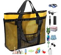 Generico Borsa da spiaggia impermeabile - Borsa da spiaggia resistente all'acqua in spiaggia | Grande a tracolla | da spiaggia - Piscina da spiaggia Tote | Accessori da viaggio da donn