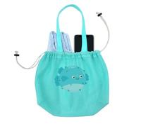 Generico Borsa da Spiaggia per Bambini,Necessaire per Giocattoli in Sabbia con Corda - Capiente Borsa da Spiaggia,per Viaggi Estivi Vacanze Campeggio Piscina Palestra Escursioni