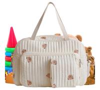 Generico Borsa da Viaggio A Mano,Grande Capacità con Multi-Tasche - Borse da viaggio e beauty case | Per Picnic, Campeggio, Escursioni, Sport, Hotel, Ospedale, Uso Quotidiano, Mamme e Genitori