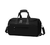 Generico Borsa da viaggio compatibile con gli uomini, scarpe, for allenamento, bagaglio a mano, weekend, escursioni, nuoto, sport, fitness, borsa a tracolla(Black)