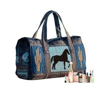 Genérico Borsa da viaggio imbottita, stile retrò, da viaggio, per donna, spiaggia, yoga, ospedale, danza, aereo, sport, articoli da toeletta, pannolini, deposito, b, Consulte la descripción, Vedere la