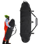 Genérico Borsa da viaggio per snowboard: scatola protettiva da snowboard per viaggi invernali, copertura portatile | Borsa da trasporto pesante con imbottitura rinforzata, a coppia
