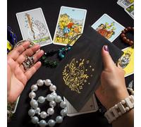 Generico Borsa dei Tarocchi, Borsa dei Tarocchi - per tarocchi in velluto - Porta carte, per tarocchi e, Borse multifunzionali per gioielli con carte Oracle, per per appassionati d