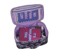 Generico Borsa Del Mahjong Custodia Portatile Da Viaggio Per Giochi