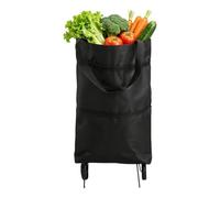 Generico Borsa Della Spesa Con Ruote Carrello Pieghevole 2-in-1 Per Spesa E