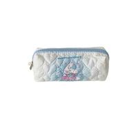 Generico Borsa di cancelleria trapuntata con cartoni animati coreani da scrivania manuale fai da te Borsa di conservazione materiale per studenti astuccio portatile