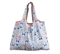 Generico Borsa di drogheria, borse da drogheria riutilizzabili in cucina - Borsa da picnic pieghevole da 50 libbre - Contesa per carico, custodia lavabile impermeabile per lo shopping e la spiaggia
