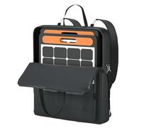 Generico Borsa di stoccaggio del pannello solare-Organizzatore del pannello solare portatile a 2 strati | Custodia di trasporto pieghevole con spalla regolabile per la spalla per Jackery 100W 200W,