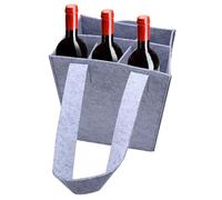 Generico Borsa di stoccaggio del vino, borsa per bottiglie di vino | Gate in feltro con 6 scomparti, deposito di supporto per il vino, borsa per laptop per picnic, compleanni, compleanni