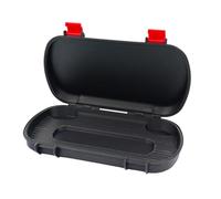 Generico Borsa di stoccaggio per RG40XX H Custodia protettiva antiurto Custodia protettiva per console di gioco portatile per Anbernic RG40XX H (nero rosso)