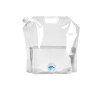 Generico Borsa for Acqua da Campeggio Portatile 5/10 Litri, Secchio Pieghevole for Bere, Contenitore di Grande capacità for Viaggi all'aperto, Leggero(H 10L with Faucet)