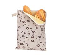 Generico Borsa For Il Pane In Cera D'api, Borse Riutilizzabili Il Pane In Lino E Cotone Con Fodera In Cera D'api Naturale For Picnic Domestico, Viaggi E Uso Quotidiano(H)