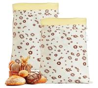 Generico Borsa For Il Pane Riutilizzabile In Cera D'api, Borsa Portatile La Conservazione Degli Alimenti In Cotone, Sigillata E Conservata, Facile Da Pulire For Alimenti Fatti In Casa(C)