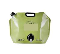 Generico Borsa for la conservazione dell'Acqua Pieghevole da Esterno 8 Litri con valvola del Rubinetto, Grande capacità, Portatile(Green)