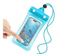 Generico Borsa Impermeabile per Telefono - Touch Screen Trasparente con Cordino - Borsa a Tenuta Stagna per Cellulare,Per Immersioni, Nuoto, Gite in Barca, Attività all'Aperto, Viaggi,