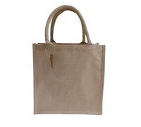 Generico Borsa in juta con Manici Misura 30 x 30 x 18 cm. da passeggio