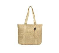 Generico Borsa in paglia intrecciata di grande capacità for le donne. Nuova borsa da viaggio a spalla for vacanze al mare(Green)
