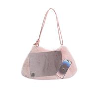 Generico Borsa In Peluche - Borsa Morbida Grande In Peluche | A Spalla Soffice E Morbida,Per Donne E Ragazze Per Uso Quotidiano, Viaggio, Festa, Appuntamento E Attività All'aperto