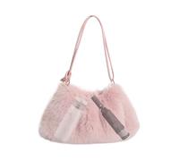 Generico Borsa In Peluche - Borsa Morbida Grande In Peluche - A Spalla Soffice E Morbida - Per Viaggio Uscita Festa Appuntamento Outdoor Pendolarismo Inverno Autunno Compleanno