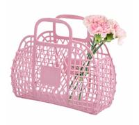 Generico Borsa Jelly - Borsa In PVC Trasparente - Mare E Shopping Leggera | - Riutilizzabile Per Donna Bambina Viaggi Picnic Uso Quotidiano