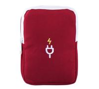 Generico Borsa 'organizzatore del cavo da viaggio | busta del cavo | Organizzatore di accessori elettronici Organizzatore di trasporto per cavi di ricarica, telefono, auricolari, banco di aliment