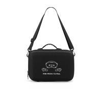 Generico Borsa organizzatore per PICO 4 ULTRA - Custodia protettiva a tracolla con cintura regolabile, guscio rigido EVA antiurto, design compatto per accessori (31x21x13.5cm) (Nero)