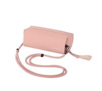 Generico Borsa Organizzatrice per DJI Pocket 3 & Insta*360 X5/GO 3S - Custodia Compatta per Gimbal con Cintura a Spalla - Borsa Protettiva Impermeabile PU per Action Cam e Accessori (Rosa)