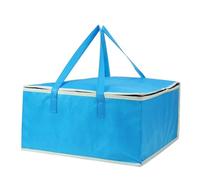 Generico Borsa per Alimenti Caldi per Pizza 16 "Borsa Isolata Cooler Borsa Isolamento Pieghevole Picnic Portatile Ice Pack Alimento Sacchetto Termico Di Consegna Alimentare Per Pizza(Blue)