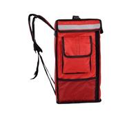 Generico Borsa per Alimenti Caldi per Pizza 35L Zaino Grande Sacchetti Di Raffreddamento Torta Takeaway Box Freezer Fast Food Pizza Consegna Convocazione Incubatore Ghiaccio(Red)
