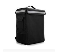 Generico Borsa per Alimenti Caldi per Pizza 35L Zaino Grande Sacchetti Di Raffreddamento Torta Takeaway Box Freezer Fast Food Pizza Consegna Convocazione Incubatore Ghiaccio(Black)