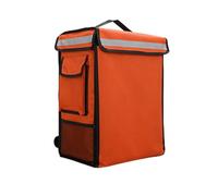 Generico Borsa per Alimenti Caldi per Pizza 35L Zaino Grande Sacchetti Di Raffreddamento Torta Takeaway Box Freezer Fast Food Pizza Consegna Convocazione Incubatore Ghiaccio(Orange)
