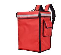 Generico Borsa per Alimenti Caldi per Pizza 4. 2L / 58L. Grandi Sacchetti Da Asporto Di Fast Food Sacchetto Consegna Pizza Impermeabile Isolamento Pranzo Scatola Immagazzinaggio(42L Red color)