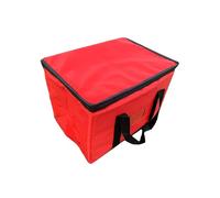 Generico Borsa per Alimenti Caldi per Pizza Con Manico Borsa Portatile Para Consegna Della Pizza Asporto Leggera,Pieghevole,Grande Capacità,Conservare IlSupporto Fresco Solido Tessuto Oxford(Red)