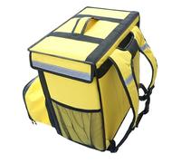 Generico Borsa per Alimenti Caldi per Pizza Grandi Sacchetti Di Raffreddamento Box Take Away Congelatore Zaino Fast Food Pizza Consegna Incubatore Ice Borse Pacchetto Auto Pranzo(Yellow)