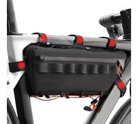 Generico Borsa per Bici,Organizer da Tubo Orizzontale Impermeabile per Ciclismo - Borsa da per Mountain Bike,per Uomo Donna Escursioni Mountain Bike Cicloturismo Avventure all'Aperto Viaggi Bici