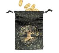 Generico Borsa per Carte Tarot in Velluto Composito 13x18cm - Pochette Carina & per Carte Tarot | Regalo Natale, Halloween & Pasqua per Cristalli, Gioielli & Piccoli Oggetti | Ideale per Princ