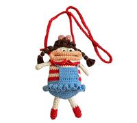 Generico Borsa per Cellulare | Bustina Divertente con Bocca a Salsiccia - Porta Cellulare a Forma di Bambola | per Chiavi Carta Trucco Donne Attività Esterna Shopping Appuntamenti Viaggio Campeggio