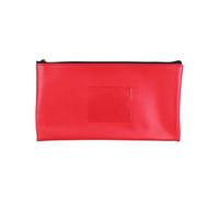 Generico borsa per cosmetici, Borsa per documenti, Sacchetto Multiuso per Pittura, Scuola, Viaggi, Borsa Raccoglitore Impermeabile, Per Documenti, Denaro, Passaporto, File Bancari e Contanti (rosso)