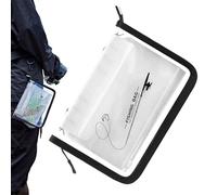 Generico Borsa per Esche - 10 Pagine Raccoglitore ad Anelli PVC Trasparente per Esche - Raccoglitore per Attrezzatura da,per Acqua salata/, Laghi, fiumi, stagni, spiagge, Rive, Barca