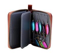 Genérico Borsa per esche da - Organizer per esche morbide | Borsa impermeabile in tessuto Oxford per esterni | portatile con protezione antigraffio per riporre la riva