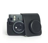 Generico Borsa per fotocamera retrò per Instax mini 41 con tracolla, custodia protettiva in pelle PU per Instax mini 41 (Nero)