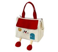 Generico Borsa per il pranzo da donna, Borsa per il pranzo isolante riutilizzabile, per di grande capacità con design termico, Portaoggetti per alimenti, frutta e snack per la scuola, l'ufficio