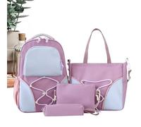 Generico Borsa per la scuola - Fiori Backpack Kids | Backpack di nononi per laptop | Sagnelli per la scuola secondaria, borsa da viaggio di viaggio con zaino di grande capacità di per libri di test