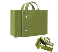 Generico Borsa Per Laptop - Borsa Da Lavoro 29,5x19,5x4 Cm, Pieghevole In Feltro Verde, Per Infermiere Con Scomparti, Borse Leggere Per Computer Da Viaggio Per Le Donne Che Viaggiano Ogni Giorno In
