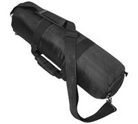 Generico Borsa per Leggio Musicale Nero con Maniglia e Tracolla, Custodia Portatile a Forma Cilindrica per Supporto Piatti e Leggio Pieghevole, per Performance e Concerti
