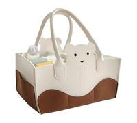 Generico Borsa per pannolini bambini - organizer portatile, borsa pieghevole in feltro la cameretta, spazio multitasche oggetti | Elegante fasciatoio pannolini, culla e articoli essenzial