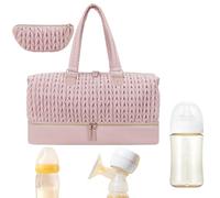 Generico Borsa per pannolini, Borsa per pannolini per, da viaggio per | mamma, portaoggetti impermeabile per fasciatoio, borsa per mamma di grande capacità con tasca isolata per il